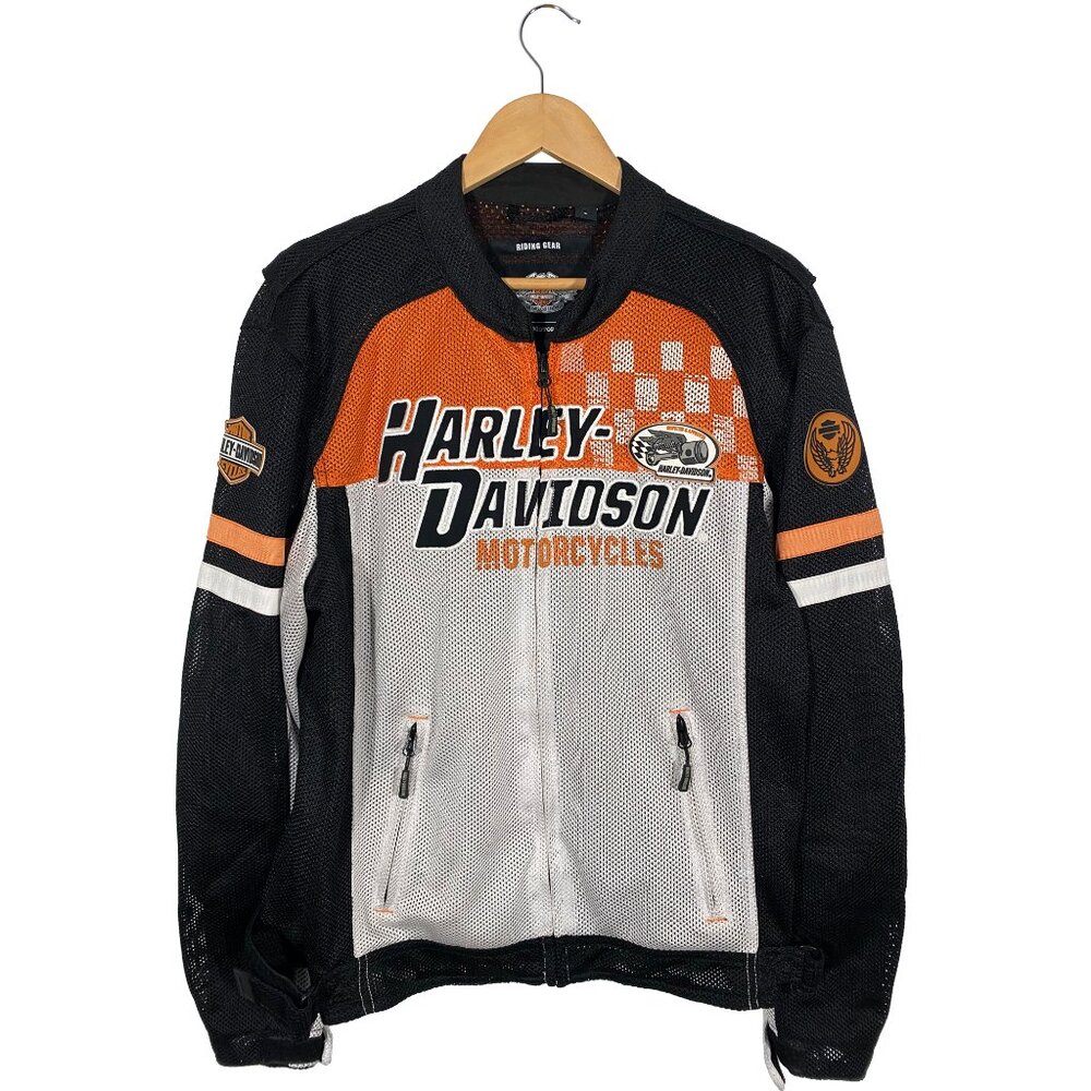 Harley-Davidson Gunnar Mesh Full Zip Armored Riding Jacket men's size Large